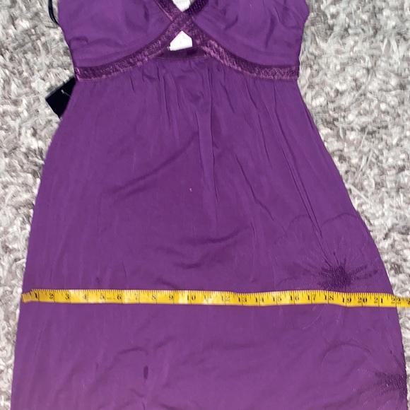 Bebe Purple Embellished Long Maxi Dress - Picture 9 of 13